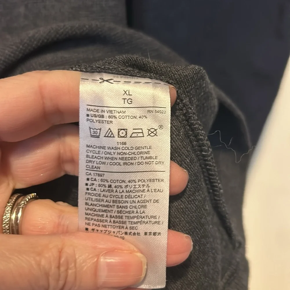 Banana Republic Thermal Shirt Size XL Men’s Gray Blue